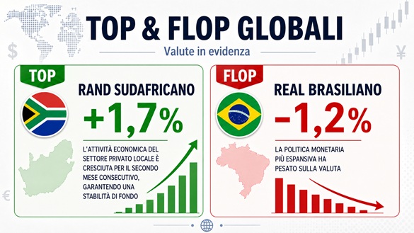 Top&Flop valute 10 agosto 2026